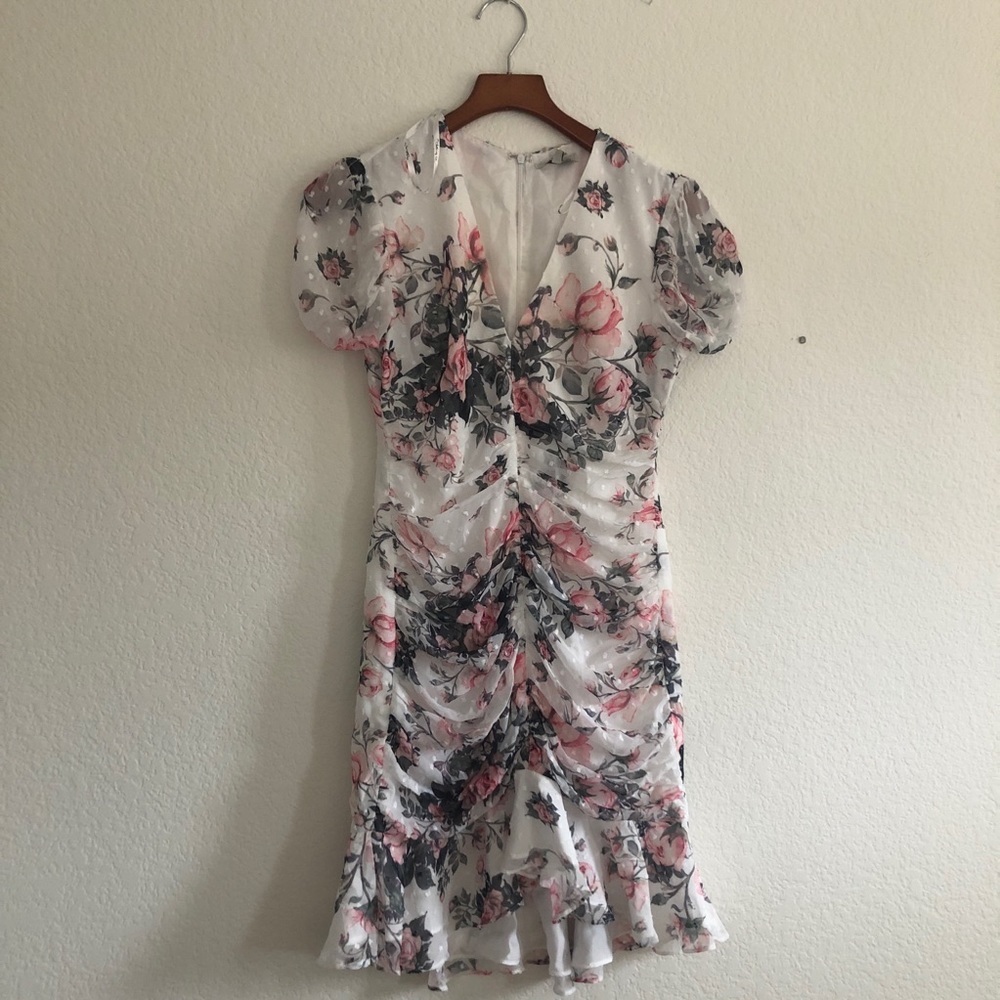 The Clothing Company Floral White Dress